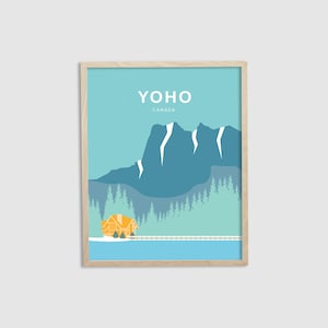 Yoho Print - Banff Print - Emerald Lake Print - Banff National Park -  Canadian Rockies Print - 8&quot;x10&quot;, 12&quot;x16&quot;, 16&quot;x20&quot; - Made in Banff
