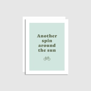 Another Spin Birthday - Birthday Card - Funny Birthday Card - Punny Birthday Card - Adventure Birthday - Made in Banff