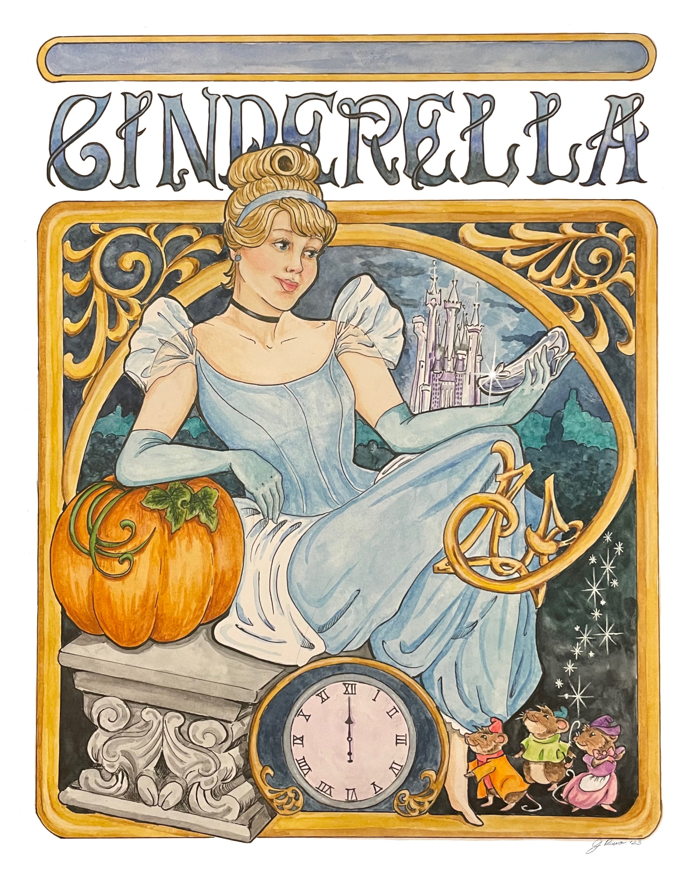 【新品未開封】Cinderella illustration by XL Cinderella illustration by XL 1/6 Figure Bonus Inclusive