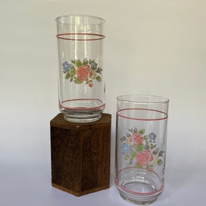 verres à boire vintage des années 1980