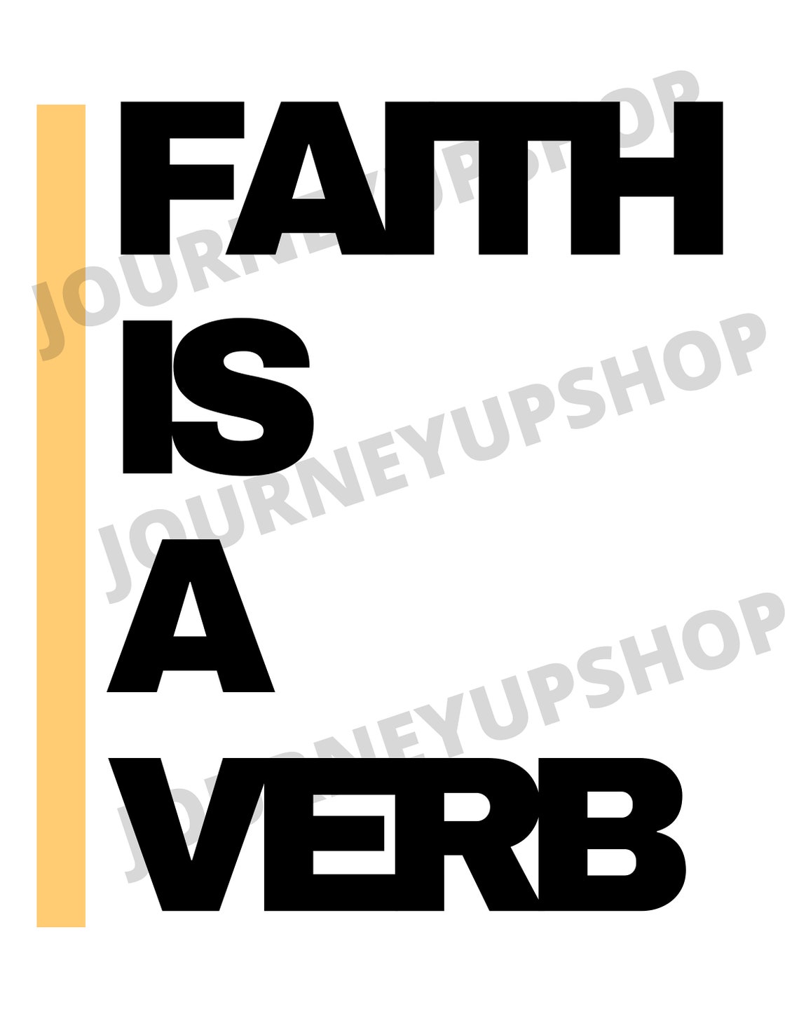 Faith is a Verb Bold Baseball Tshirt Etsy