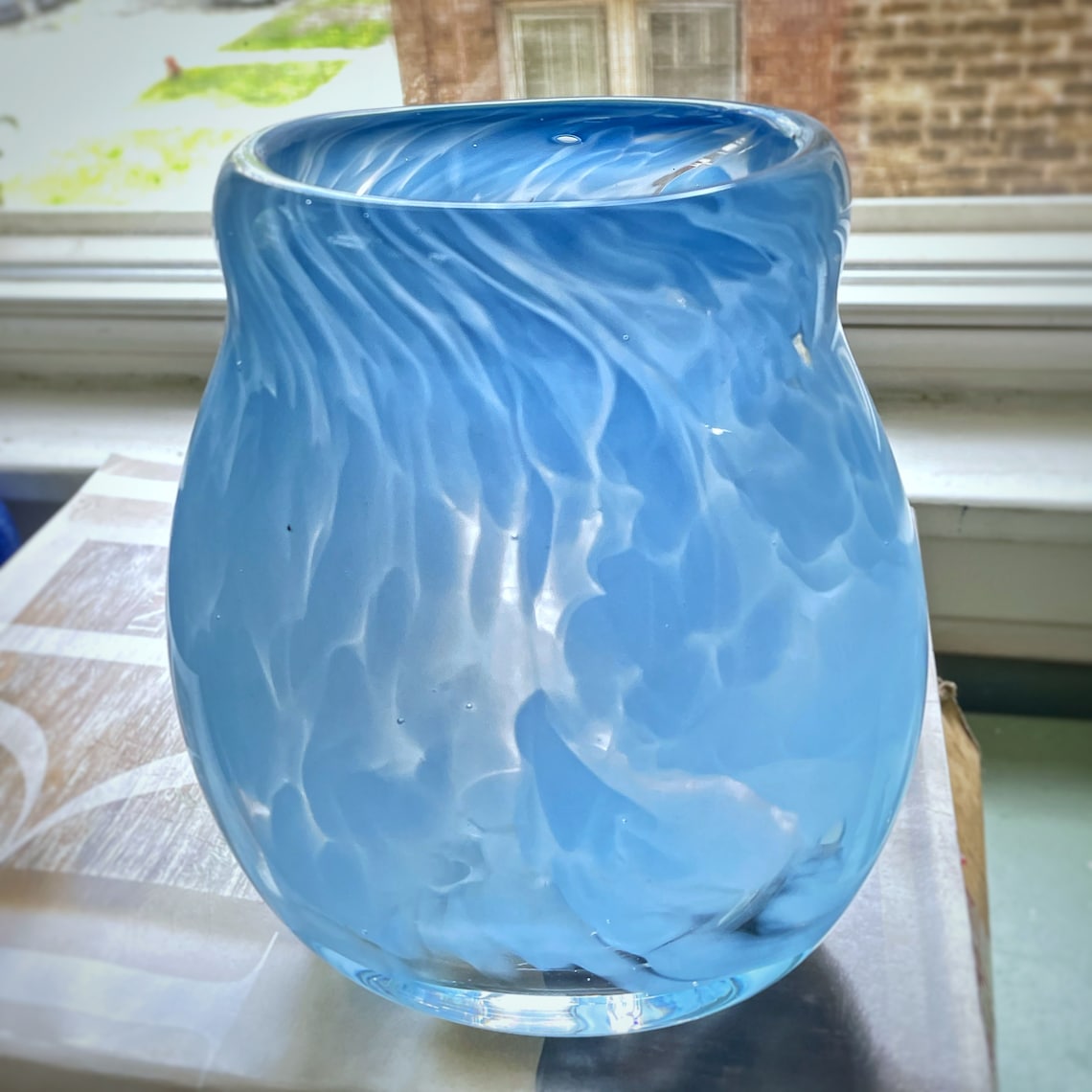 Medium Wide Mouth Cloud Vase Etsy