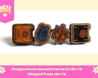 TINY - The Mummy-oorknopjesset - Sleutel van Hamunaptra - Mestkever - Book of the Living - 1999 - Cosplay - Digitale kunst