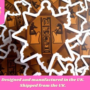 Lote de 2 - Libro de los Vivos - Llave de Hamunaptra - Vinilo Adhesivo - Calcomanía - Portátil - Botella de Agua - La Momia - 1999 imagen 3