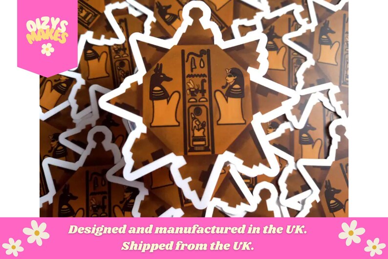 Lote de 2 - Libro de los Vivos - Llave de Hamunaptra - Vinilo Adhesivo - Calcomanía - Portátil - Botella de Agua - La Momia - 1999 imagen 3