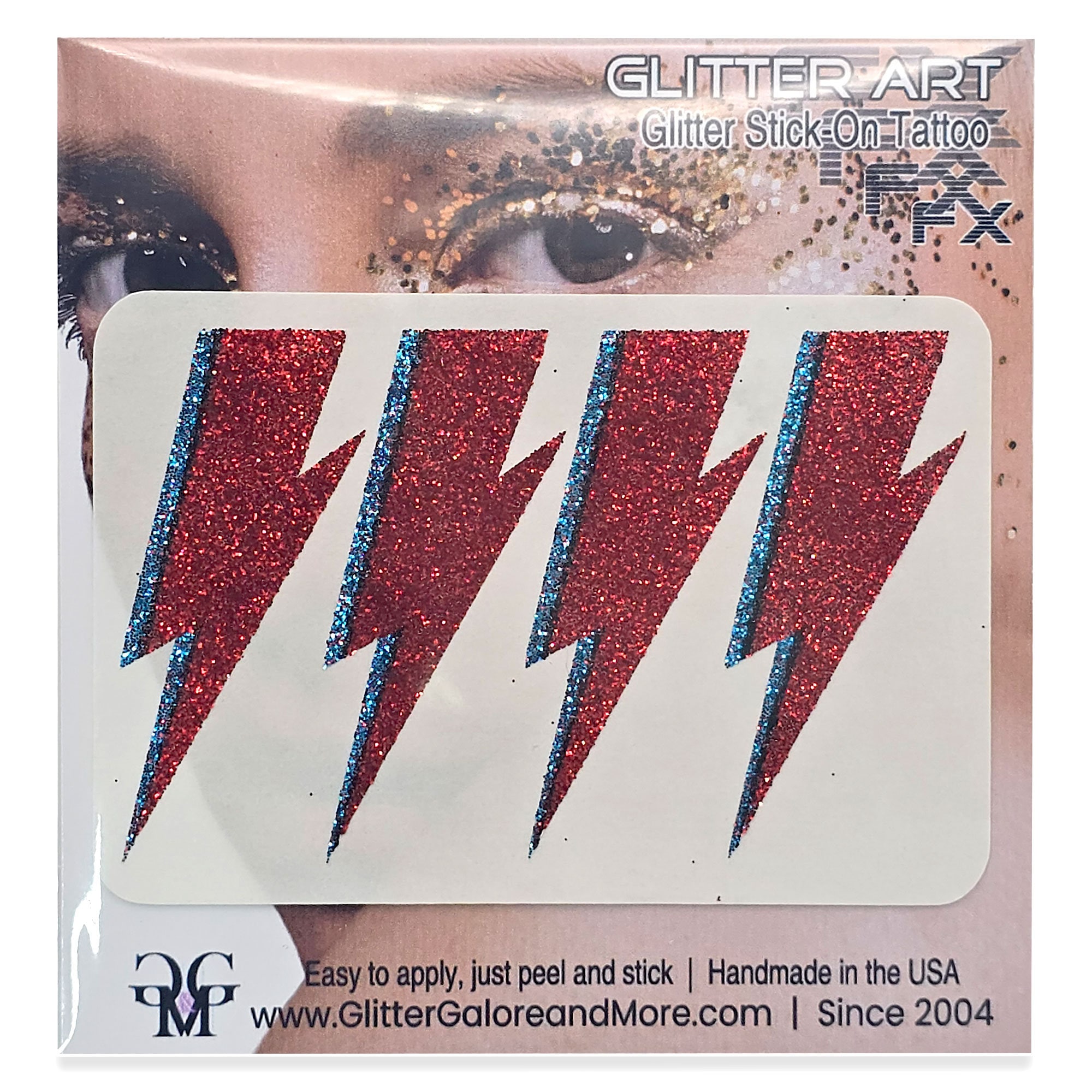 Lightning Steacker Bowie Lightning Bolt Sticker