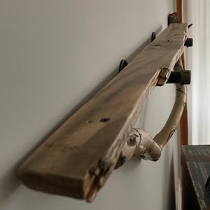 driftwood wall shelf