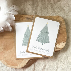 Weihnachtskarte "Frohe Weihnachten" inkl. Umschlag (A6)
