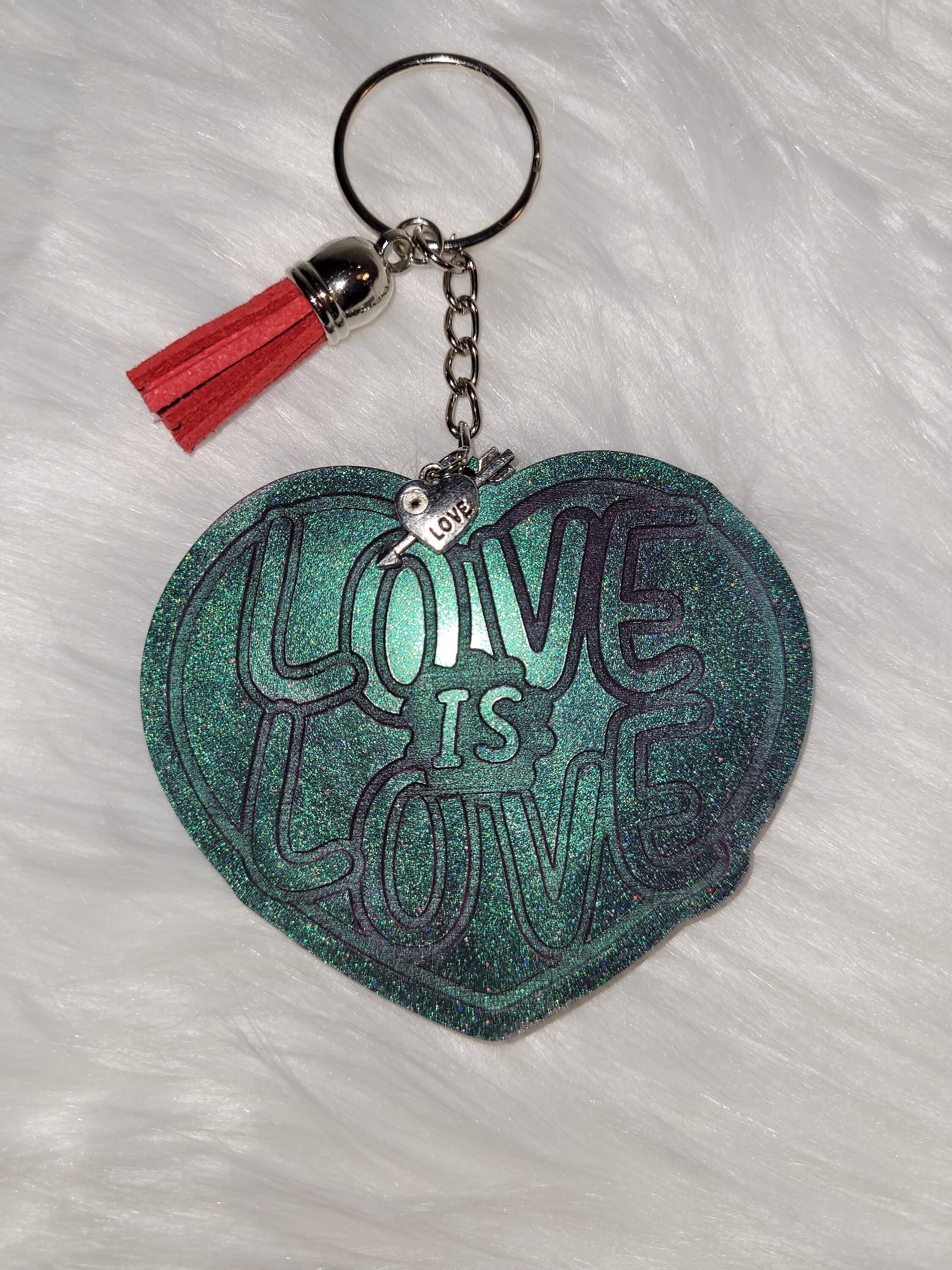 Love is Love Keychain Etsy