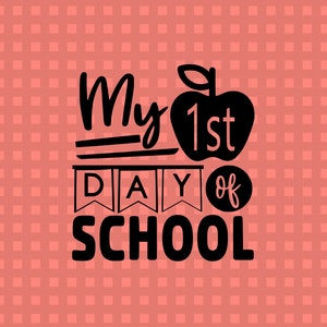 1st day of school sign, preschool sign, Back to School kindergarten teacher, svg, pre k teacher svg, school svg bundle, digital art Cricut