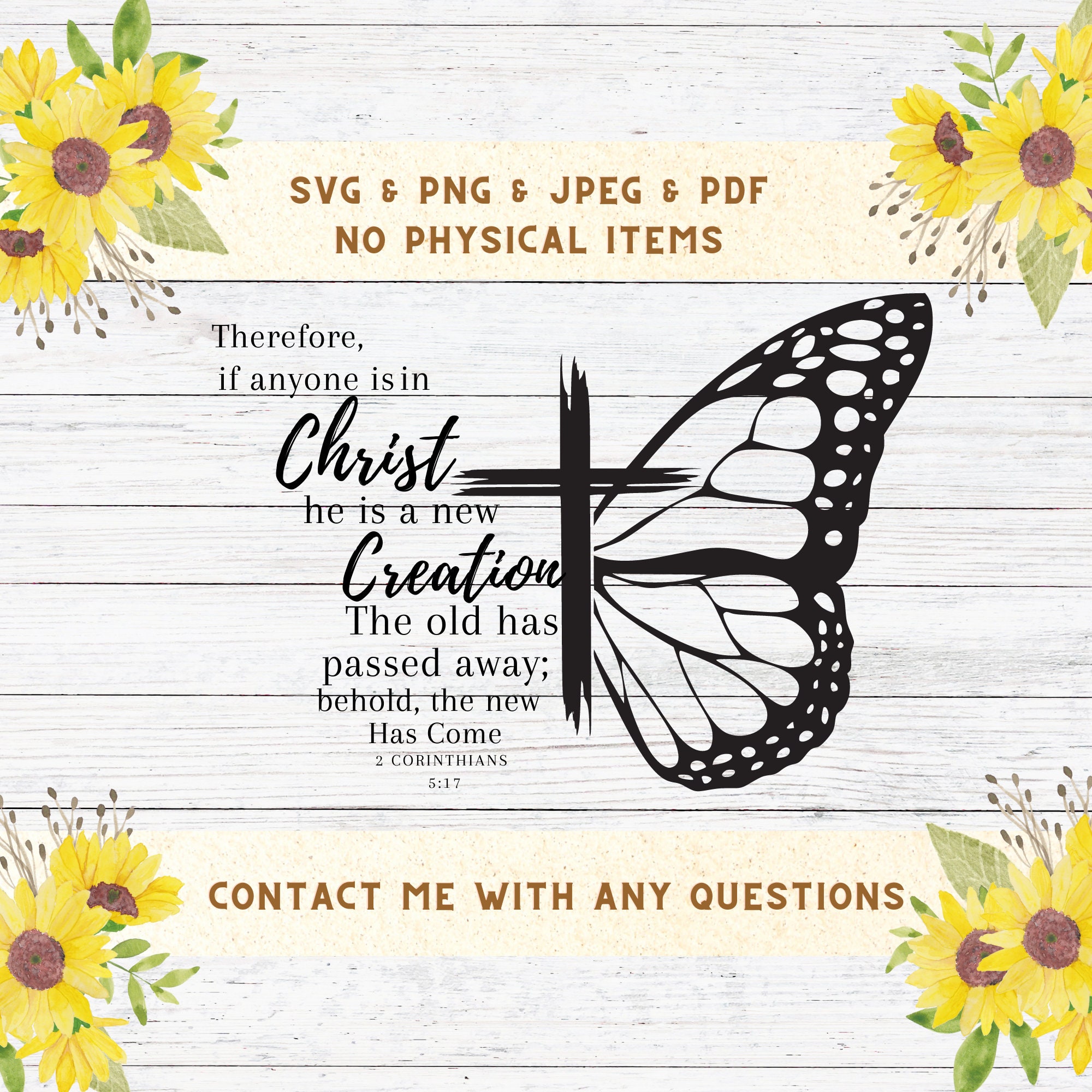 Butterfly Scripture Women's Christian Butterfly Bible Verse: Love'