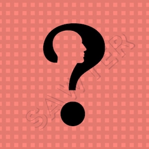 Fragezeichen SVG, Thinking Man SVG, Curiosity SVG, Kuriose Person, Fragezeichen Clipart, Mensch Kopf Silhouette, Frage png