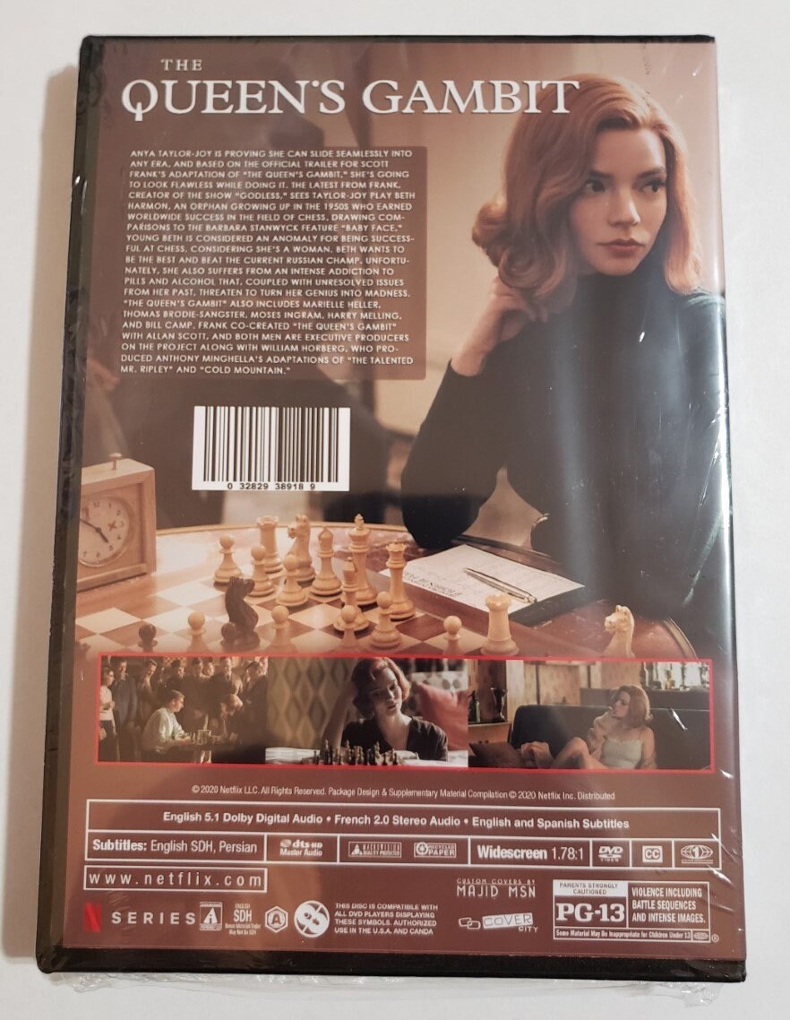 The Queen's Gambit Season 1 DVD Brand New Region 1 Etsy