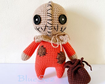 ブードゥーかぎ針編み - 不気味なサム人形、あみぐるみブードゥー