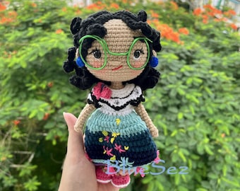 Mirabel Madrigal Crochet Doll, Mirabel Encanto Character Amigurumi, Mirabel Plush Toy, Disney Gift, Encanto inspired, Encanto Birthday Party