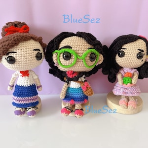 Encanto: Isabela Mirabel Luisa Dolores Bruno Madrigal, Encanto Crochet, Isabela inspired amigurumi, Plush Toy, Kids Birthday Party