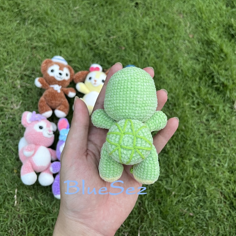 Duffy and Friends Crochet, Disney Stuffed Animals, Handmade Gift, Amigurumi Soft Toys, LinaBell Plushie, Montessori toy, Gift for Toddler image 9