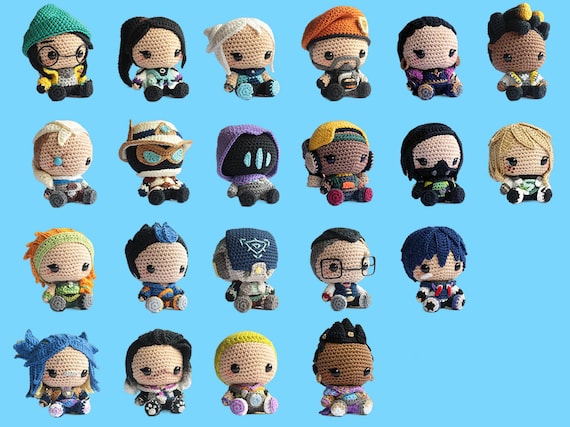 ヴァロラントの編みぐるみ人形、ヴァロラントのキャラクター人形
