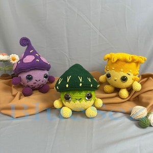 Mushroom sprite Plush Toy - Mushroom amigurumi, Crochet Mushroom Plushie, Forest Spirit Doll, Toadstool crochet, Handmade Gift, Room Decor