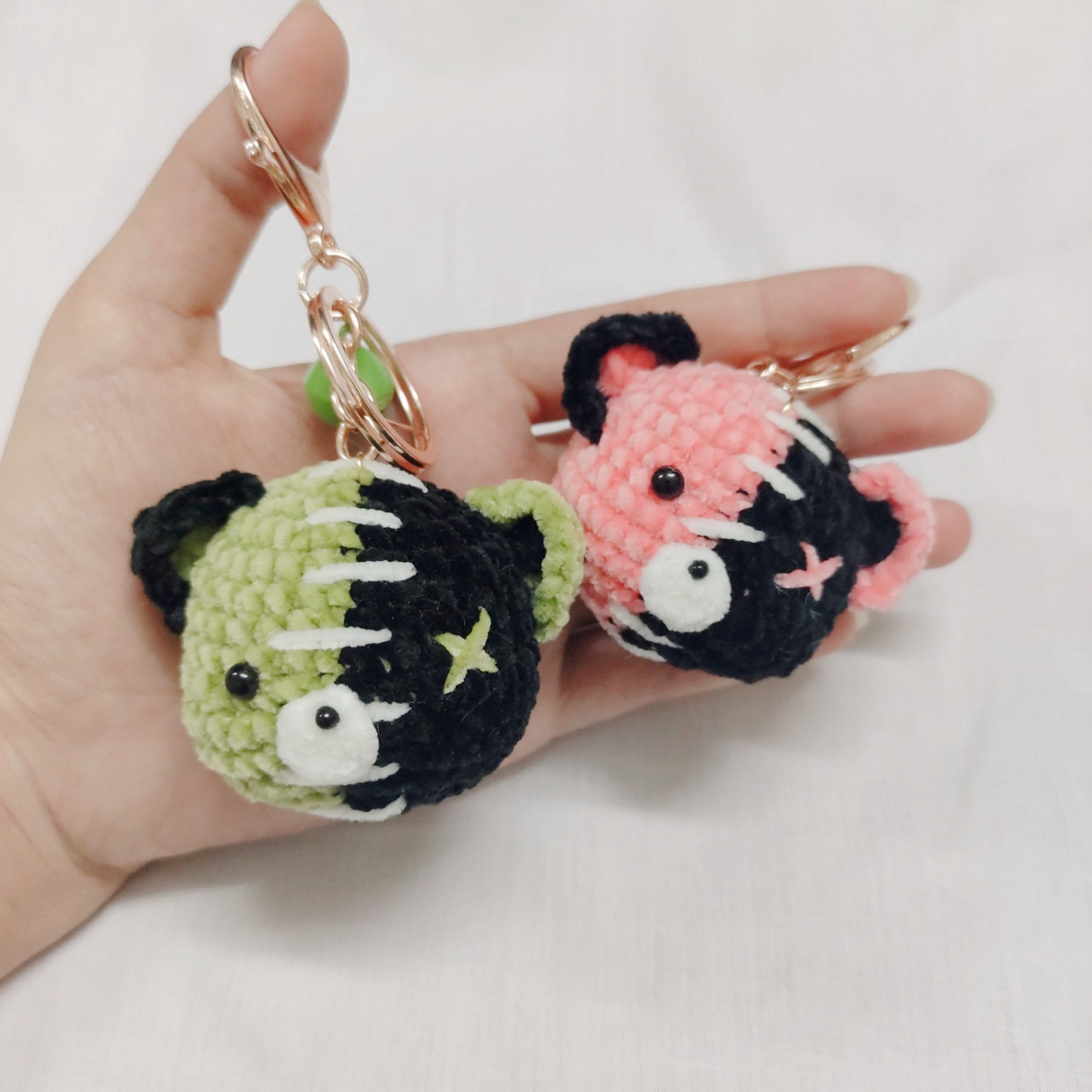 ＊専用＊mini bear＊ハンドメイド Mini Bear Keychain - Crochet Bear Keychain, Cute Bear Amigurumi
