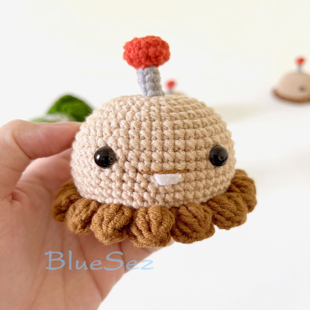 Plants Vs Zombies Toy - Potato Mine Crochet, Amigurumi, Stuffed