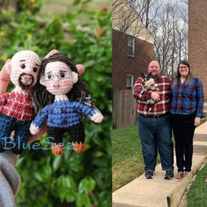 Mini Me Doll - Personalized Crochet Doll Similar Doll Mini Me Doll Custom Amigurumi, Look aLike Doll, Portrait Doll, Christmas Gift