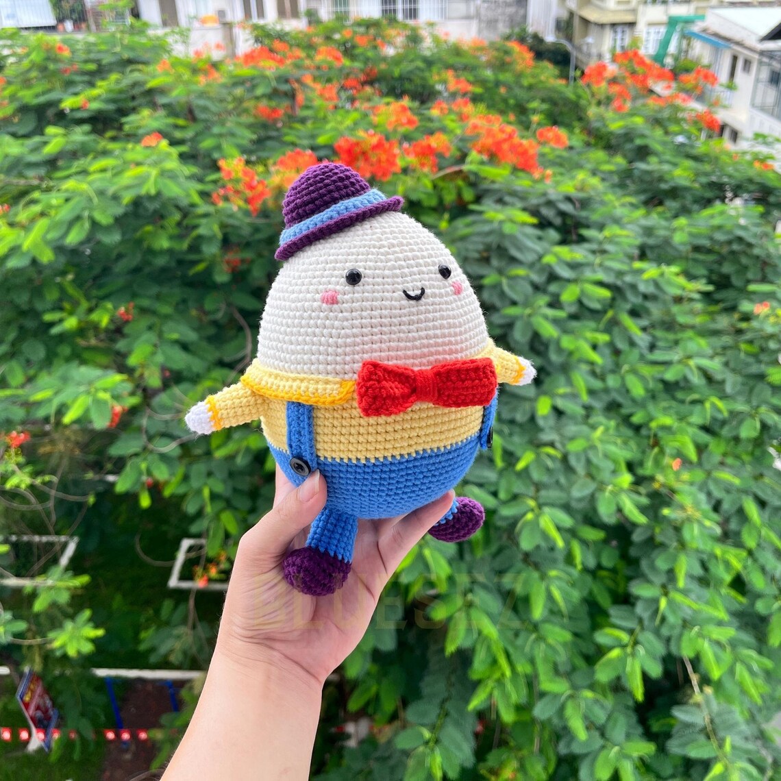 Crochet Humpty Dumpty Plush Doll Baby Toy Crochet Doll Etsy