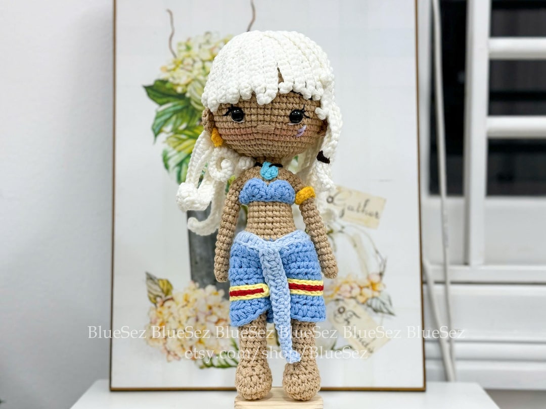 Princess Kida Crochet Doll, Disney's Atlantis Princess Dolls, Kida