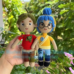Se necesitan dos: muñecos inspirados en Cody y May, amigurumi de personajes de videojuegos, muñecos de crochet de May y Cody, muñeco de peluche personalizado