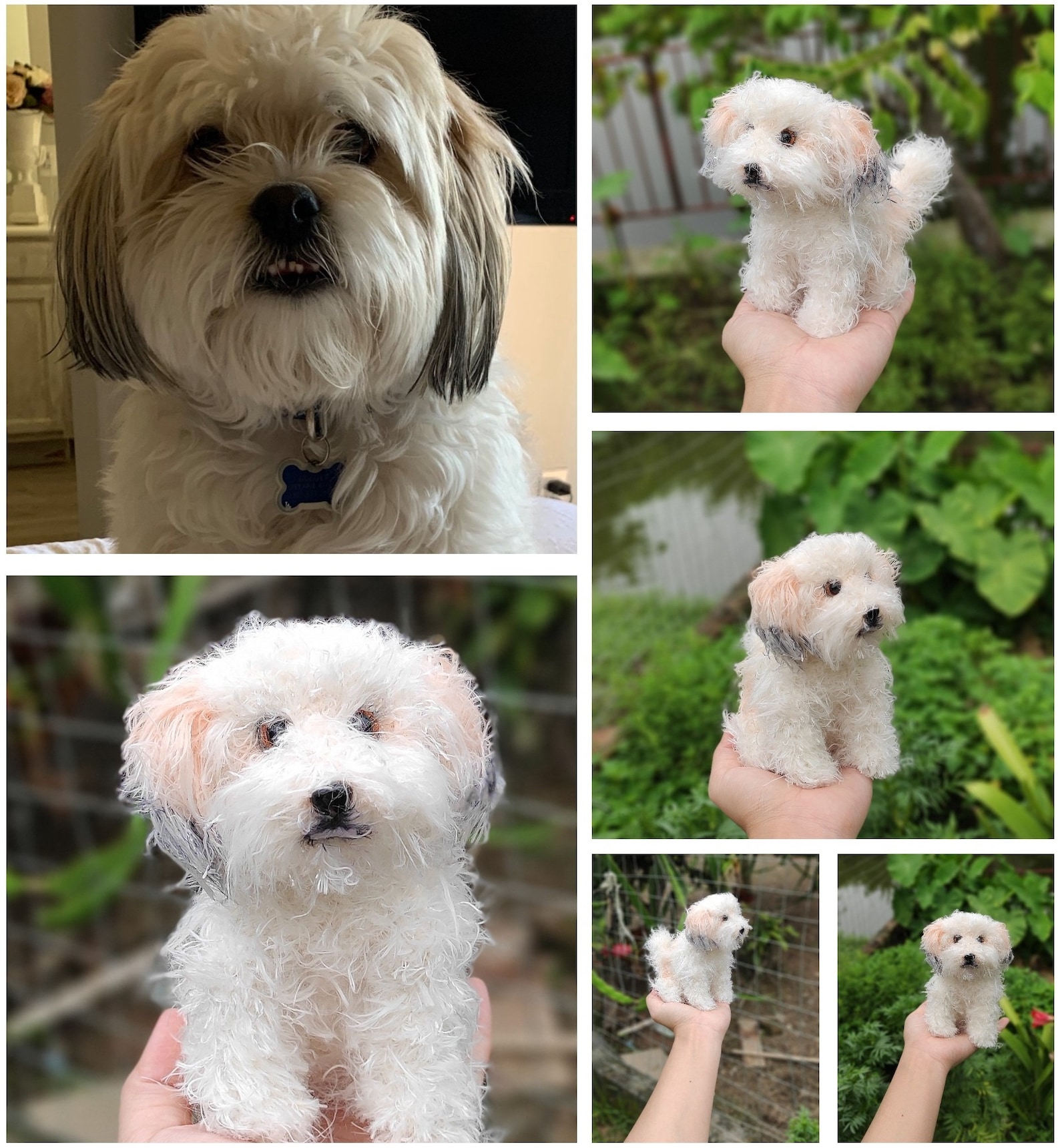 Custom Stuffed Dog Look Alike Pet Doll Crochet Dog From Etsy