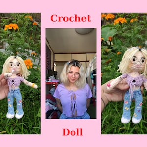 Look aLike Doll - Custom Crochet Doll, Portrait Doll, Mini Me Doll, Your Own Photo Amigurumi Doll, Gift for Husband Daughter Son Grand