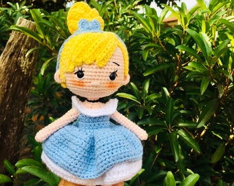 Princesas Disney Vestido De Cenicienta A Crochet Disfraz Inspirado