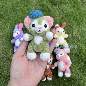 Duffy and Friends Crochet, Disney Stuffed Animals, Handmade Gift, Amigurumi Soft Toys, LinaBell Plushie, Montessori toy, Gift for Toddler image 6