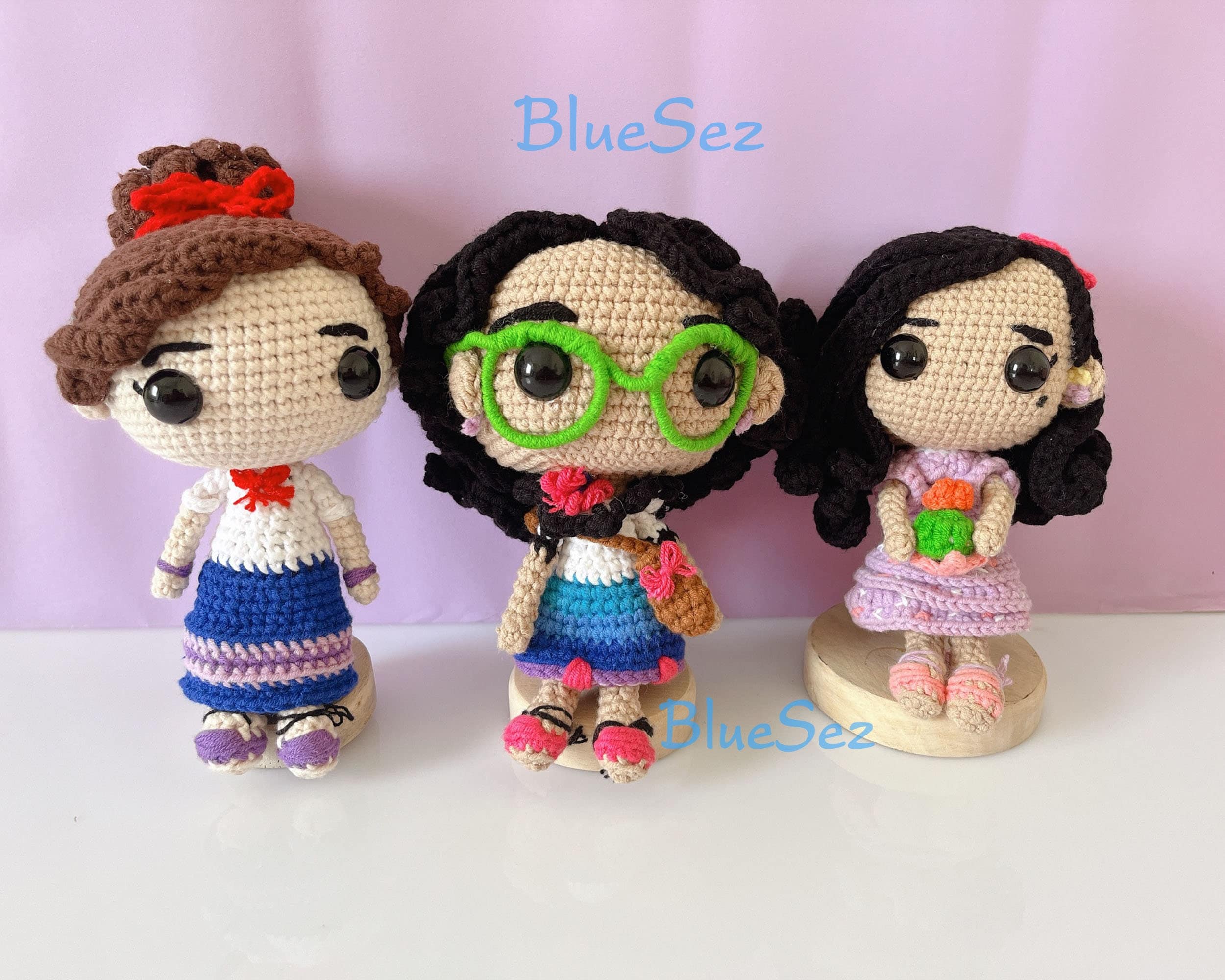 Mirabel Madrigal doll crochet pattern Encanto doll - DailyDoll Shop