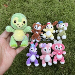 Duffy and Friends Crochet, Disney Stuffed Animals, Handmade Gift, Amigurumi Soft Toys, LinaBell Plushie, Montessori toy, Gift for Toddler image 8