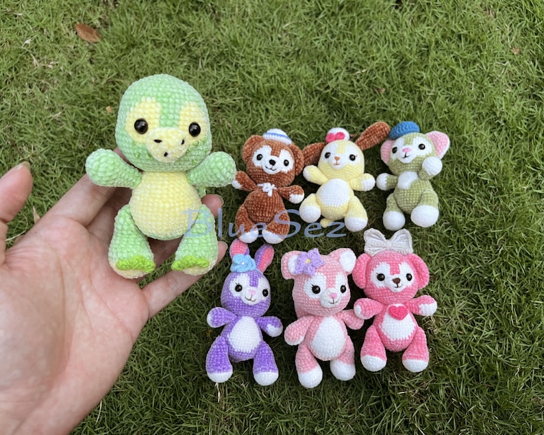 Duffy and Friends Crochet, Disney Stuffed Animals, Handmade Gift, Amigurumi Soft Toys, LinaBell Plushie, Montessori toy, Gift for Toddler image 8