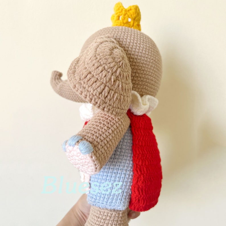 Il faut deux Crochet Cutie l'éléphant inspiré poupées Amigurumi peluche jouet, il faut deux cadeau, Top Steam Game Crochet image 7