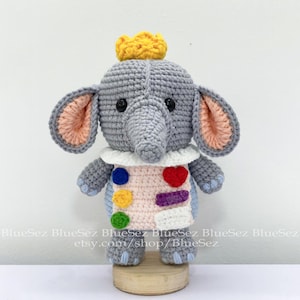 It Takes Two Crochet - Cutie The Elephant Inspired Dolls Amigurumi Stuffed Plushie Toy, It Takes Two Gift, Top Steam Game Crochet