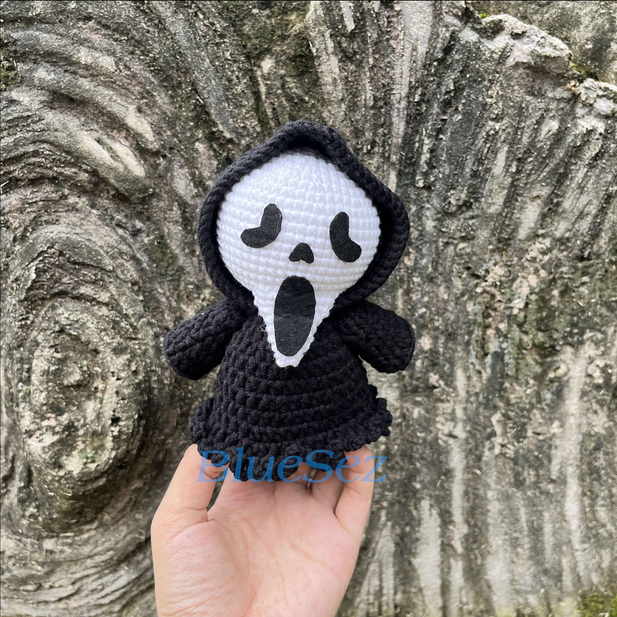 Cheap Halloween Ghost Movie Scream Character 23cm Fluorescent Plush Toys  Horror Ghost Face Plushie Soft P