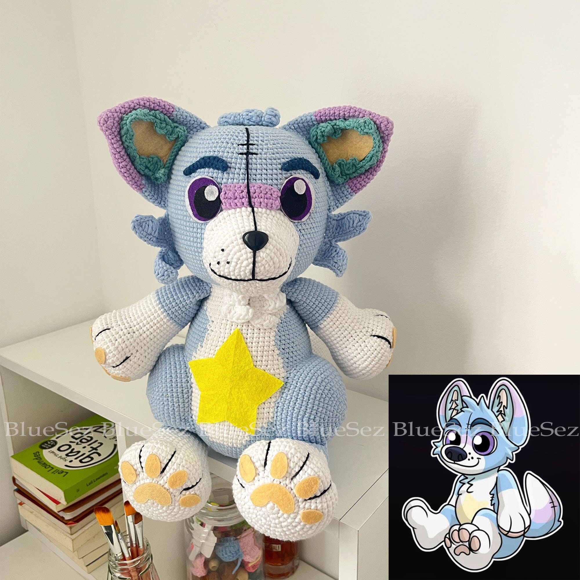 Custom Commission Crochet Doll, Doll from Child's Drawing, Custom Plush Toy, Cartoon Characters  Stuffed Toy, Personalized Amigurumi Doll