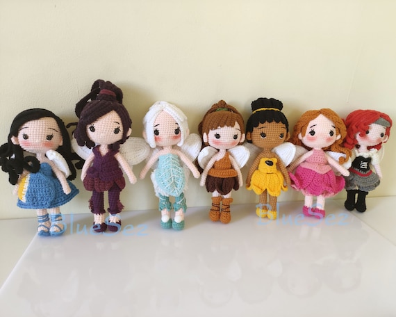 Tinker Bell and Friends Disney Fairies Crochet Doll Iridessa