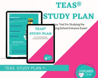 TEAS Study Planner – 23-Page Guide, Nursing Exam Prep (PDF Download)