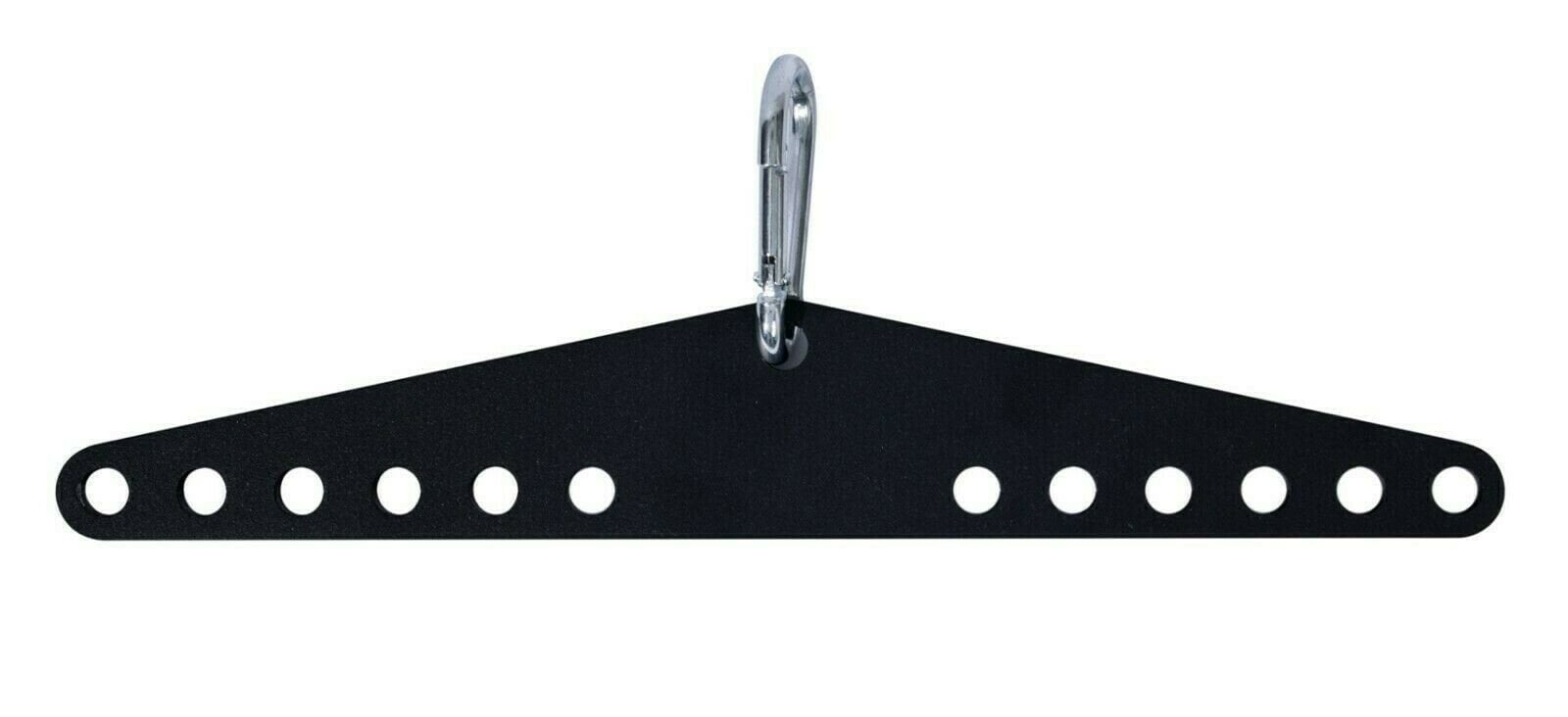 J Bryant Double To Single Adaptor Plate – Stainless Steel, For Cable Machines, T-Bar Rows & Pull-Downs
