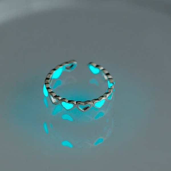 Heart Glow Ring - Clear main image 1