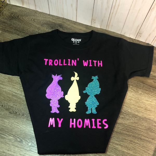 Trolling with my homies  Birthday Family shirts