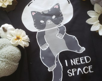 Necesito Space Crewneck, Kitty Crewneck