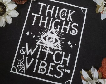 Tanque Witchy Vibes, Muslos gruesos Tanque Witchy Vibes, Tanque Witchy