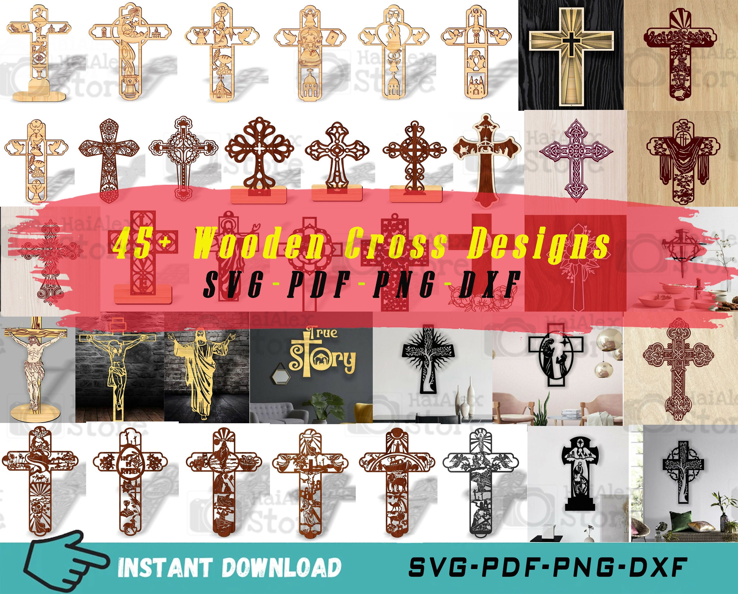 Names of God Wooden Cross – Mountain Edge Designs