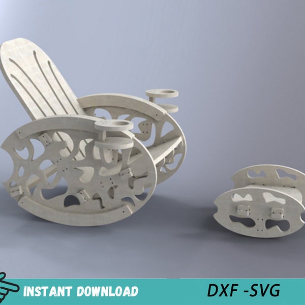 Adirondack Chair Cnc File Etsy