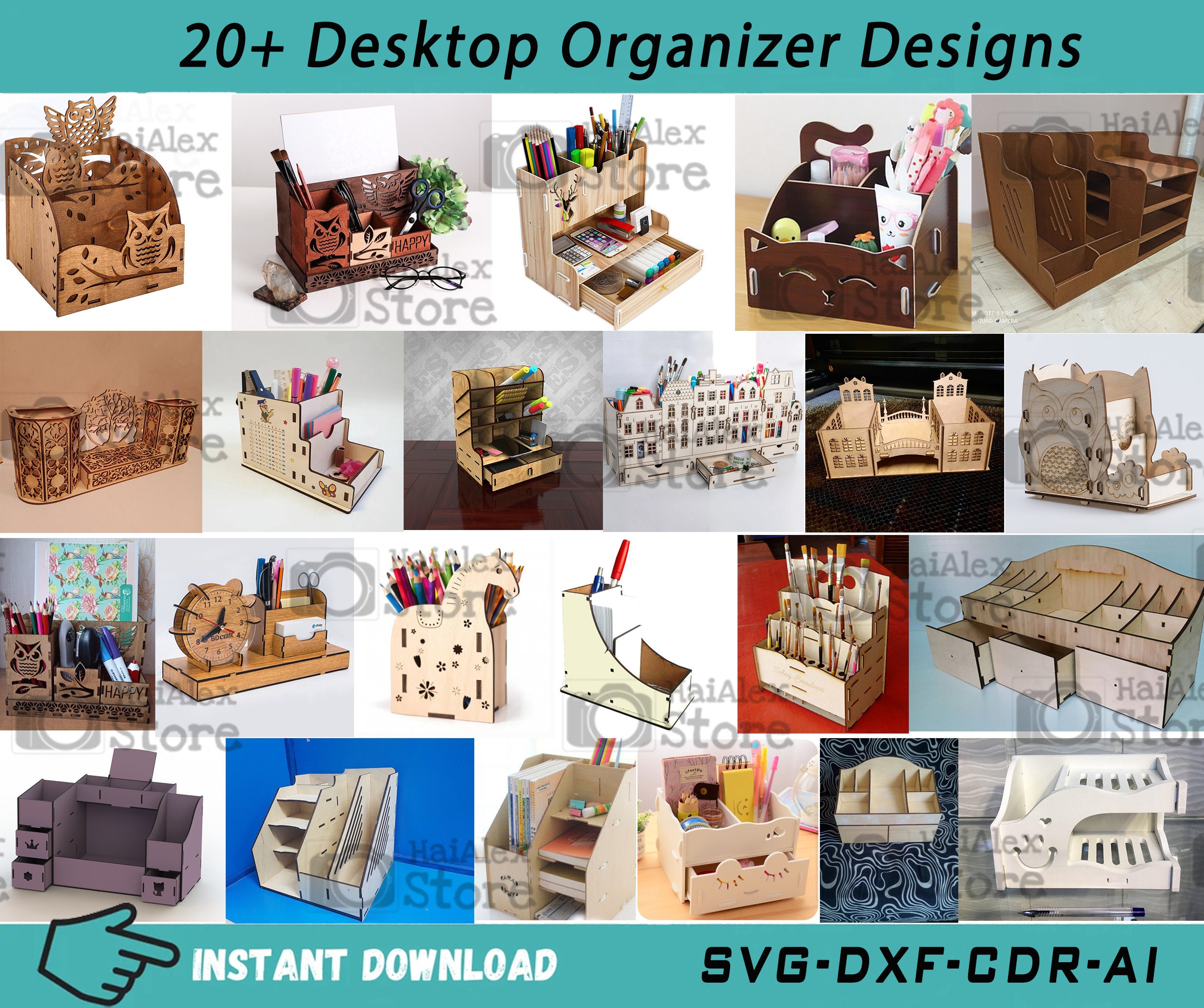 DIY Multi-function 4 Grid Desktop Organizer, Pen Holder, White/pink Storage  Case, Pencil Holder, Party Favor, School, Office Desk Organizer 